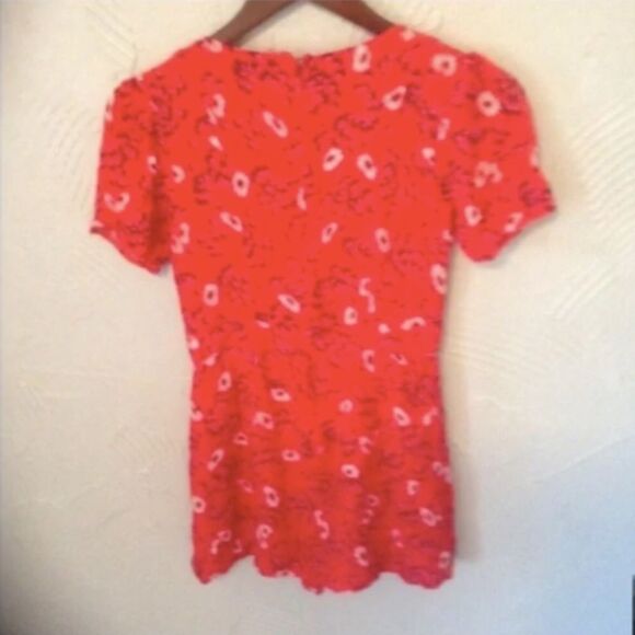 Women’s Free People Floral Tie Front Romper - Picture 5 of 6